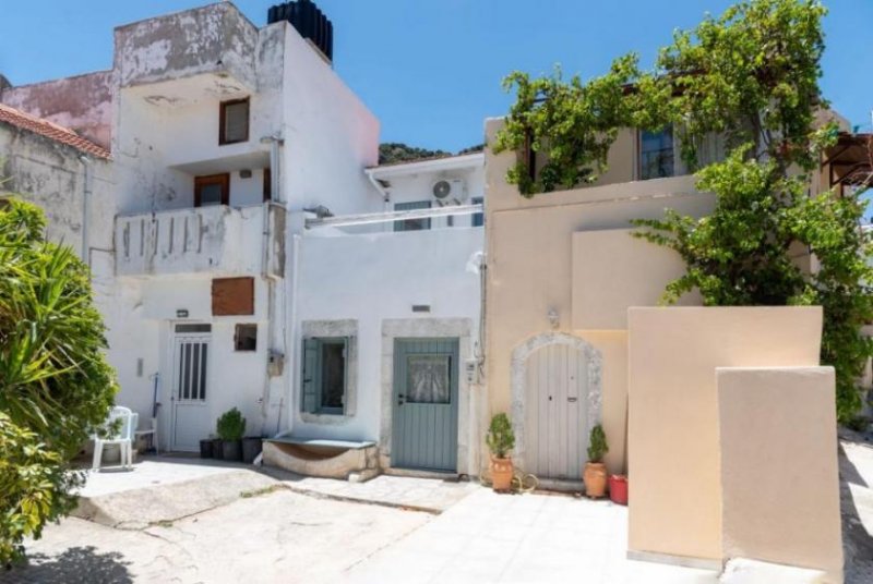 Kritsa Kreta, Kritsa: Neu renoviertes traditionelles Haus mit Balkon zu verkaufen Haus kaufen